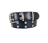 KiddiBubzi Cinturón de mujer de gran tamaño con doble agujero for hombre, estilo punk, hip hop y rock, subcultura perforada for mujeres y hombres.(Color9)