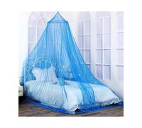 KiddiBubzi Dome Useful Stars Princess Canopy Fluorescent Bedcover Curtain Breathable Dome Bed Canopy(Blue,L)