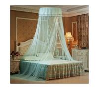 KiddiBubzi Elegant Round Lace Bed Canopy Netting Curtain Women Girl Princess Bed Canopy Dome Bed Canopy Bedding Net(Blue)