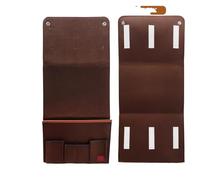 KiddiBubzi Organizador Colgante de Fieltro Resistente for mesita de Noche, sillón, sofá reclinable, Multibolsillos, Control Remoto, Libros, Tableta, teléfono.(Brown)