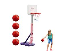 Kiddie Basketball Hoop Outdoor Mini Height Adjustable Portable Set | Adjustable Set For Backyard Driveway Playroom Training And Birthday