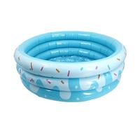 Kiddie Pool, Portable Inflatable Blowing Tub with Non Slip Bottom and Durable Design, Foldable Backyard Swimming Pool For 6 To 12 Months and 2 To 4 Years Kids Outdoor Water Play