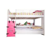 Kiddies Ladder Lock, Cubierta de escalera para litera, cubierta de escalera, protector de escalera, bloqueo de escalera, evita el acceso a escaleras (rosa)