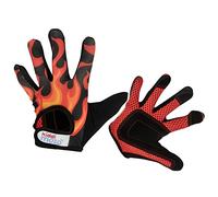 Kiddimoto Guantes de ciclismo de dedo completo para niños, para bicicleta de equilibrio, scooter y monopatín (guantes para niñas y niños), Talla M (4-6 años)