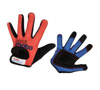 Kiddimoto - Guantes de Ciclismo para niños, para Ciclismo, draisiana, Scooter y monopatín (Guantes para niñas y niños) | Rojo - Talla M (4-8 años)