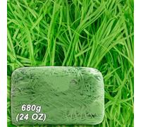 Kiddokids Papel triturado de hierba de Pascua para cestas de Pascua y envoltura de regalos, relleno de hierba de Pascua para decoraciones y rellenos de fiesta de Pascua (verde, 24 onzas)