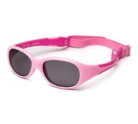 Kiddus Gafas de Sol Bebé 0-2 Años - UV400 CAT3 100% Protección UVA UVB, Montura Irrompible Muy Flexible, Una Sola Pieza, Con Banda Ajustable, Ligeras y Sin BPA