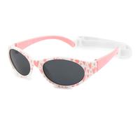 Kiddus Gafas de Sol Infantil Polarizadas 2 a 4 Años Niño Niña, UV400 CAT3, Flexibles con Banda Ajustable de Neopreno, Protección 100% UVA UVB, Certificación CE ISO REACH