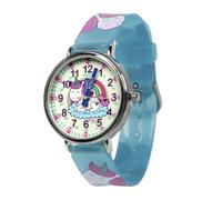 Kiddus Reloj Educativo Analógico para niño, niña. Aprende la Hora con Nuestro Fácil Sistema Time Teacher. Ejercicios incluídos. Mecanismo de Cuarzo