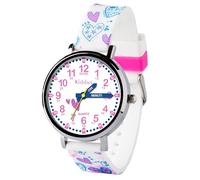 Kiddus Reloj Educativo Infantil para Niño y Niña a Partir de 5 Años, Sumergible 5ATM, Reloj Analógico para Aprender la Hora, Mecanismo Japonés