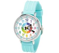 Kiddus Reloj Educativo Infantil para Niño y Niña a Partir de 5 Años, Sumergible 5ATM, Reloj Analógico para Aprender la Hora, Mecanismo Japonés