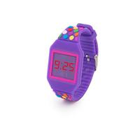 Kiddus Reloj LED Digital para niña o niño. Pulsera de Silicona Suave para niños y Adultos. Batería Japonesa reemplazable. Fácil de Leer y Aprender Las Horas. KI10212 Multicolor