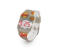Kiddus Reloj LED Digital para niña o niño. Pulsera de Silicona Suave para niños y Adultos. Batería Japonesa reemplazable. Fácil de Leer y Aprender Las Horas