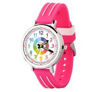 Kiddus Reloj Niña con indicador de Hora en Frances KI10304