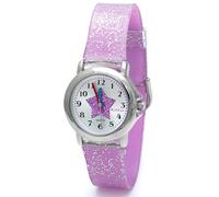 Kiddus Reloj para niña con Purpurina, Incluye Ejercicios para Aprender la Hora, Reloj Infantil Analógico Fácil de Leer, 3ATM, a Partir de 4 años