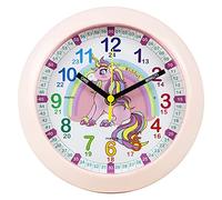 Kiddus Reloj Pedagógico para Niñas y Niños. De Pared, Analógico. Aprende la Hora con Nuestro Fácil Sistema Time Teacher. Mecanismo Silencioso. Diseñado en Barcelona