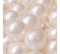 KiddyMoon 1200 Bolas/6Cm Bolas Colores De Plástico para Piscina para Niños, Perla