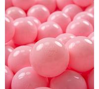 KiddyMoon 200 ∅ 7Cm Bolas Colores De Plástico para Piscina para Niños, Rosa Claro