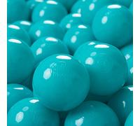 KiddyMoon 300 ∅ 7Cm Bolas Colores De Plástico para Piscina para Niños, Turquesa