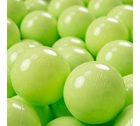 KiddyMoon 700 ∅ 7Cm Bolas Colores De Plástico para Piscina para Niños, Verde Claro