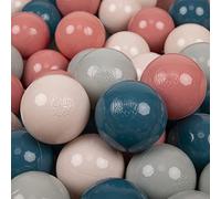KiddyMoon Bolas Colores Pastel Color Only para Piscina Plástico Niños Infantil ∅ 7Cm Fabricado UE Sólo Color Pastel