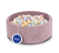 KiddyMoon Piscina Sensorial Redonda 90X30cm/300 Bolas Estimulante para Niños
