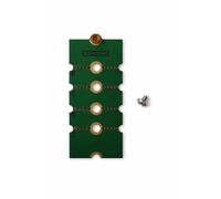 Kideall M.2 NGFF NVME Pcie SSD Extension 2230 a 2242 a 2260 a 2280 Extend Adapter, versión verde, 1 unidad