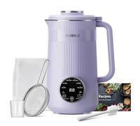 KIDISLE Licuadora 8 en 1 para hacer leche de nueces, 907.2 g de soja casera, almendra, avena, coco, leches a base de plantas y bebidas no lácteas, máquina automática de leche de soja con inicio