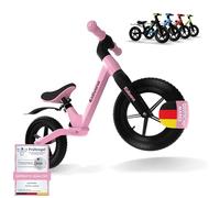 Kidiyana Bicicleta para niños a partir de 3 años, neumáticos de aire antideslizantes para bicicleta de equilibrio, cojín de asiento cómodo, sistema de amortiguación RSA, reposapiés redondeados