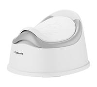 Kidiyana Orinal infantil con tapa, orinal para entrenamiento en casa y aseo de viaje, sin BPA, sin sustancias nocivas, antideslizante, con protección contra salpicaduras y maceta interior, color gris