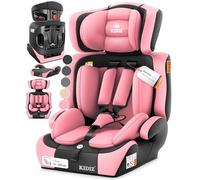 KIDIZ® Asiento infantil para coche i-Size R129 de 100 - 150 cm hasta 12 años, grupo 1/2/3 sin Isofix, asiento infantil que crece, arnés de 5 puntos y reposacabezas regulable en altura, elevador, color