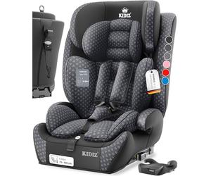 KIDIZ® Asiento infantil Triangle Premium con Isofix | Asiento infantil para coche | 9 kg - 36 kg 1 - 12 años | Grupo 1/2/3 | Universal | Homologado según ECE R129/03