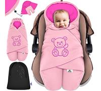 KIDIZ Manta para bebé para invierno, otoño, manta para bebé con bolsillo, saco universal compatible con Maxi-Cosi, Römer, cochecito, cochecito y asiento de coche, aislante contra el viento, la humedad