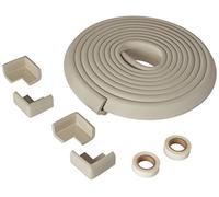 Kidkusion - Cojín de mesa, borde de 16 pies + 4 esquinas, color gris topo