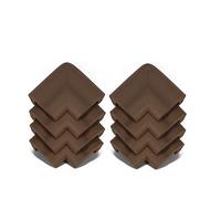 Kidkusion - Protectores de esquina (8 unidades), Marrón