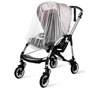 kidluf y mosquitera Bug Red para carritos de bebé, bassinets, cunas y asientos de coche - Mosquitera malla de seguridad blanco Buggy funda para cochecitos, cochecitos, y cochecitos