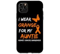 Kidney Cancer I Wear Orange For My Auntie Ribbon Carcasa para iPhone 11 Pro Max