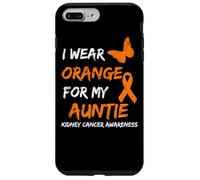 Kidney Cancer I Wear Orange For My Auntie Ribbon Carcasa para iPhone 7 Plus/8 Plus