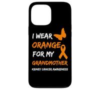 Kidney Cancer I Wear Orange For My Grandmother Ribbon Carcasa para iPhone 13 Pro MAX