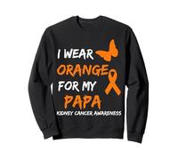 Kidney Cancer I Wear Orange For My Papa Ribbon Sudadera