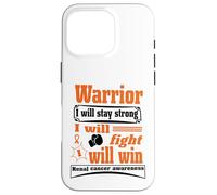 Kidney Cancer Warrior I Will Stay Strong I Will Fight I Will Carcasa para iPhone 16 Pro