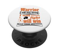 Kidney Cancer Warrior I Will Stay Strong I Will Fight I Will PopSockets PopGrip Adhesivo