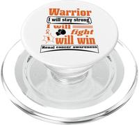 Kidney Cancer Warrior I Will Stay Strong I Will Fight I Will PopSockets PopGrip para MagSafe