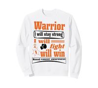 Kidney Cancer Warrior I Will Stay Strong I Will Fight I Will Sudadera