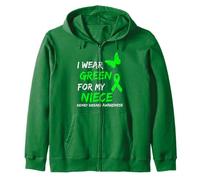 Kidney Disease I Wear Green For My Niece Ribbon Sudadera con Capucha