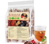 Kidney Tea Formula Ginseng Six Treasure Tea, Organic Kidney Cleanse Teabag for Men and Women, 20 Bags/Pack (1BAG)