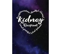 Kidney Transplant Gifts - a Blank Lined Journal with Heart Words, Great for Showing Your Appreciation: Purple and Blue Universe design