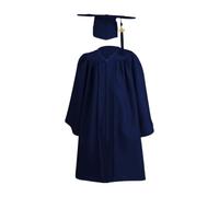 Kido Commencement Garb - Festive Junior Caprobe Suit, Stylish PrepSchool Regalia, Scholarly Observance Wear | Nursery Occasion Clothing, Tiny Scholar Getup, Early Education Outfitting, Little Student