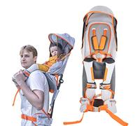 Kidpprod Mochila de senderismo para bebé con cubierta de lluvia, parasol para respaldo seguro y asiento ergonómico para niños pequeños con capacidad para 40 libras para niños de entre 6 meses y 3 años