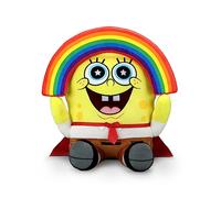 Kidrobot Peluche Kidrobot Bob Sponja Rainbow Vibrating, Hugme, Muñeco de Peluche, Plush para regalar, cumpleaños, coleccionistas